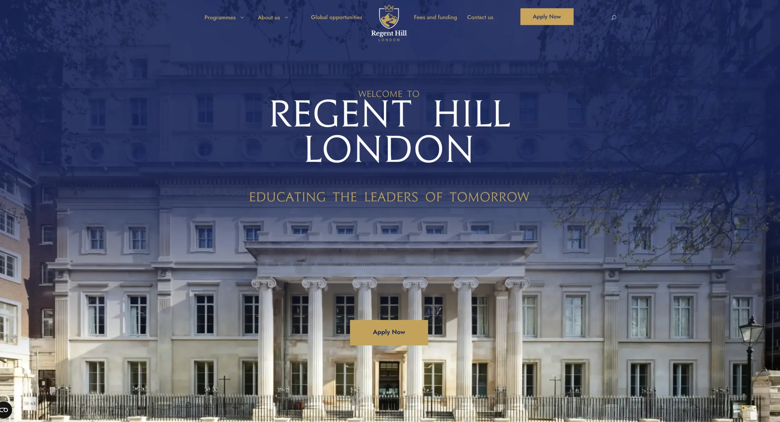 Building Regent Hill London – A Premium Higher Education Website Experience